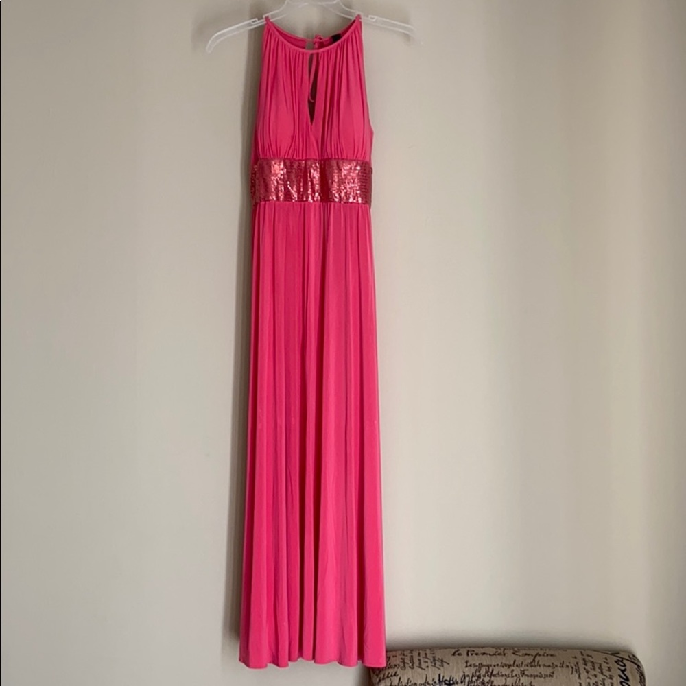 Pink prom dress only worn once